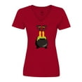 thumbnail image 1 of Inktastic Halloween, Witch Cauldron, Witch Legs, Potion Women's V-Neck T-Shirt, 1 of 5