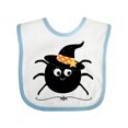 thumbnail image 1 of Inktastic Halloween Witch Spider Girls Baby Bib, 1 of 4