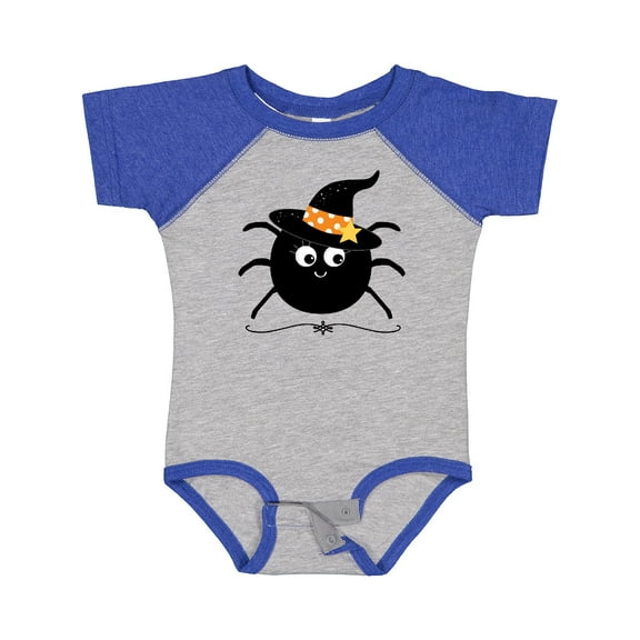 Inktastic Halloween Witch Spider Girls Baby Bodysuit