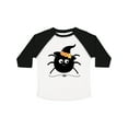 thumbnail image 1 of Inktastic Halloween Witch Spider Girls Toddler T-Shirt, 1 of 5