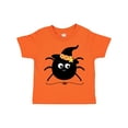 thumbnail image 1 of Inktastic Halloween Witch Spider Girls Toddler T-Shirt, 1 of 5