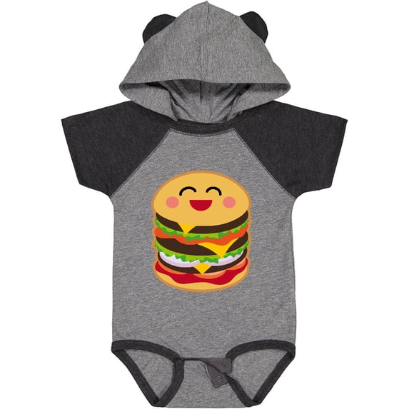 Inktastic Hamburger Kawaii Boys or Girls Baby Bodysuit