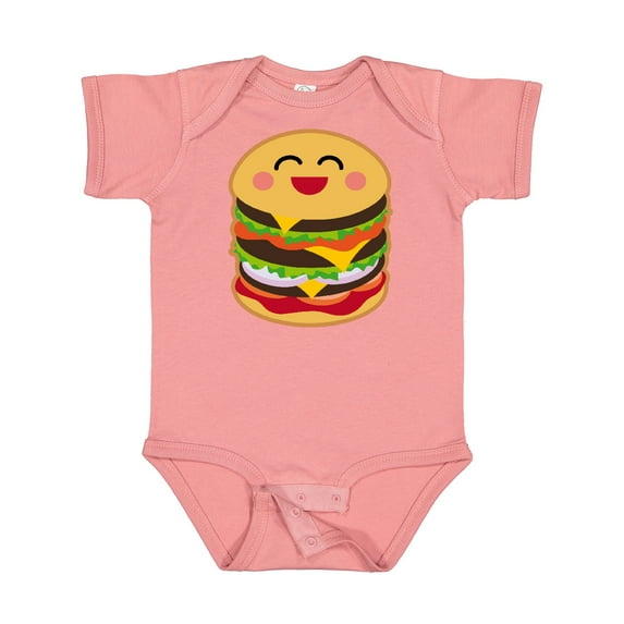 Inktastic Hamburger Kawaii Boys or Girls Baby Bodysuit