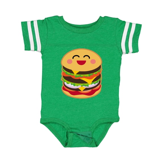 Inktastic Hamburger Kawaii Boys or Girls Baby Bodysuit