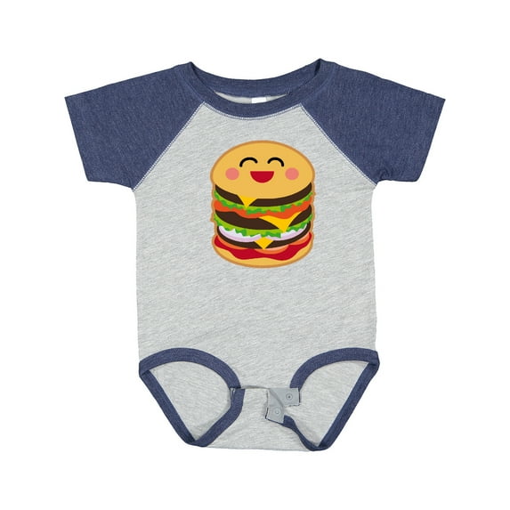 Inktastic Hamburger Kawaii Boys or Girls Baby Bodysuit