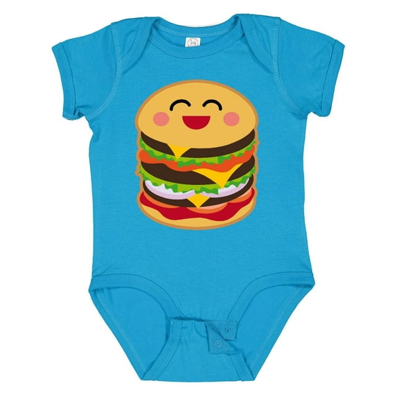 Inktastic Hamburger Kawaii Boys or Girls Baby Bodysuit