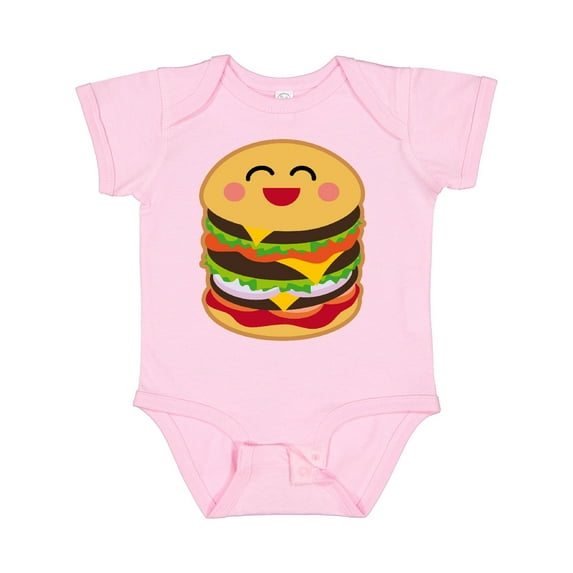 Inktastic Hamburger Kawaii Boys or Girls Baby Bodysuit