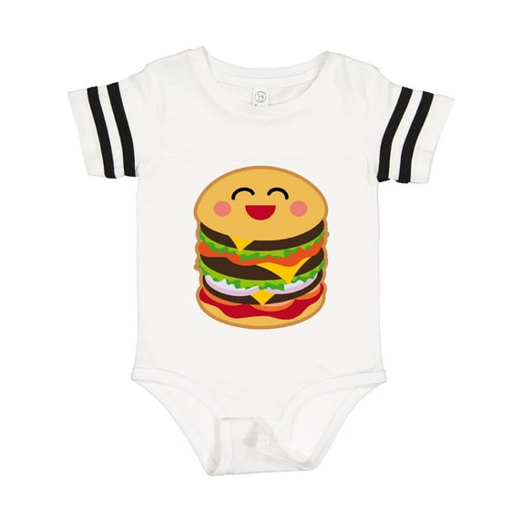 Inktastic Hamburger Kawaii Gift Baby Boy or Baby Girl Bodysuit