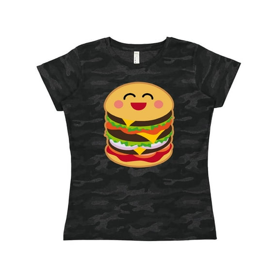 Inktastic Hamburger Kawaii Women's T-Shirt