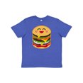 thumbnail image 1 of Inktastic Hamburger Kawaii Youth T-Shirt, 1 of 5