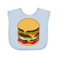 thumbnail image 1 of Inktastic Hamburger Lover Boys or Girls Baby Bib, 1 of 4