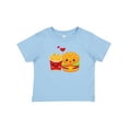 thumbnail image 1 of Inktastic Hamburger and French Fries Boys or Girls Baby T-Shirt, 1 of 5