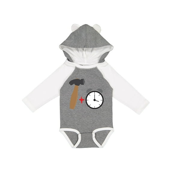 Inktastic Hammer Time Boys or Girls Long Sleeve Baby Bodysuit