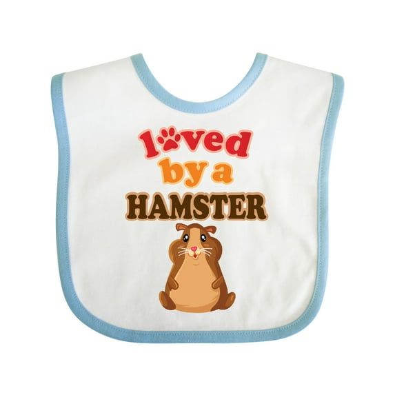Inktastic Hamster Cute Pet Gift Boys or Girls Baby Bib