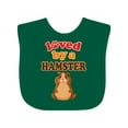 thumbnail image 1 of Inktastic Hamster Cute Pet Gift Boys or Girls Baby Bib, 1 of 4