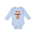 thumbnail image 1 of Inktastic Hamster Cute Pet Gift Boys or Girls Long Sleeve Baby Bodysuit, 1 of 5