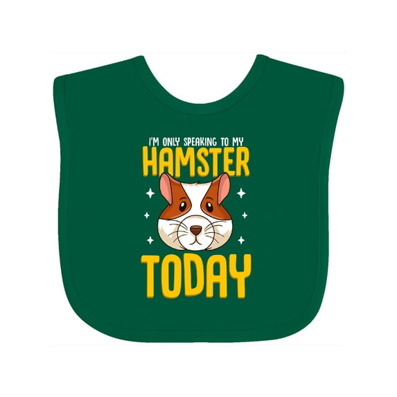 Inktastic Hamster Kids Pet Boys or Girls Baby Bib
