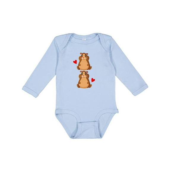 Inktastic Hamster Lover Kids Pets Boys or Girls Long Sleeve Baby Bodysuit
