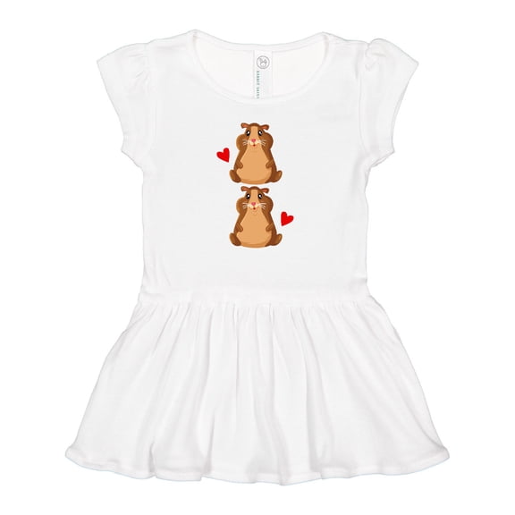 Inktastic Hamster Lover Kids Pets Girls Baby Dress