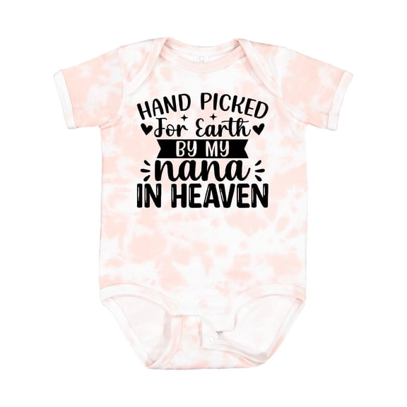 Inktastic Hand Picked for Earth by My Nana in Heaven Boys or Girls Baby Bodysuit