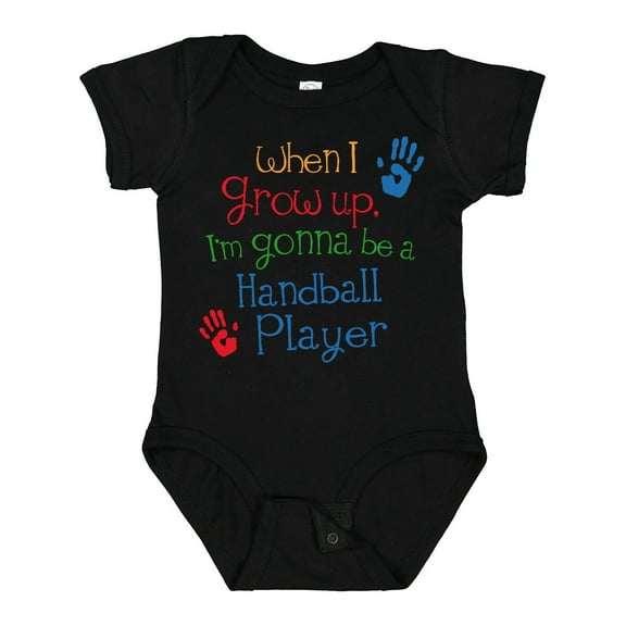 Inktastic Handball Player Future Boys or Girls Baby Bodysuit