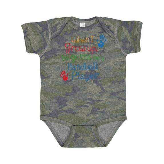 Inktastic Handball Player Future Boys or Girls Baby Bodysuit