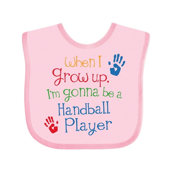 Inktastic Handball player Future Boys or Girls Baby Bib
