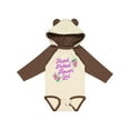 thumbnail image 1 of Inktastic Handpicked Flower Girl For Wedding Girls Long Sleeve Baby Bodysuit, 1 of 5