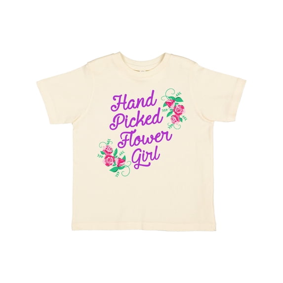 Inktastic Handpicked Flower Girl for Wedding Girls Toddler T-Shirt