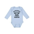 thumbnail image 1 of Inktastic Handpicked for Earth By My Auntie in Heaven with Angel Wings Boys or Girls Long Sleeve Baby Bodysuit, 1 of 5