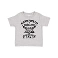 thumbnail image 1 of Inktastic Handpicked for Earth By My Auntie in Heaven with Angel Wings Boys or Girls Toddler T-Shirt, 1 of 5