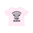 thumbnail image 1 of Inktastic Handpicked for Earth By My Gigi in Heaven with Angel Wings Boys or Girls Toddler T-Shirt, 1 of 5