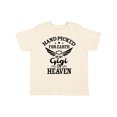 thumbnail image 1 of Inktastic Handpicked for Earth By My Gigi in Heaven with Angel Wings Boys or Girls Toddler T-Shirt, 1 of 5