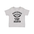 thumbnail image 1 of Inktastic Handpicked for Earth By My Gigi in Heaven with Angel Wings Boys or Girls Toddler T-Shirt, 1 of 5
