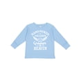 thumbnail image 1 of Inktastic Handpicked for Earth By My Gramps in Heaven with Angel Wings Boys or Girls Long Sleeve Toddler T-Shirt, 1 of 5