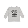 thumbnail image 1 of Inktastic Handpicked for Earth By My Grandma in Heaven Angel Wings Boys or Girls Long Sleeve Toddler T-Shirt, 1 of 5