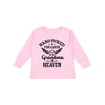 thumbnail image 1 of Inktastic Handpicked for Earth By My Grandma in Heaven Angel Wings Boys or Girls Long Sleeve Toddler T-Shirt, 1 of 5