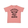 thumbnail image 1 of Inktastic Handpicked for Earth By My Mimi in Heaven with Angel Wings Boys or Girls Toddler T-Shirt, 1 of 5
