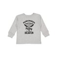 thumbnail image 1 of Inktastic Handpicked for Earth By My Pappy in Heaven with Angel Wings Boys or Girls Long Sleeve Toddler T-Shirt, 1 of 5