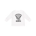 thumbnail image 1 of Inktastic Handpicked for Earth By My Pappy in Heaven with Angel Wings Boys or Girls Long Sleeve Toddler T-Shirt, 1 of 5