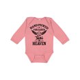 thumbnail image 1 of Inktastic Handpicked for Earth By My Titi in Heaven with Angel Wings Boys or Girls Long Sleeve Baby Bodysuit, 1 of 5