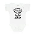thumbnail image 1 of Inktastic Handpicked for Earth by My Brother in Heaven Angel Wings Boys or Girls Baby Bodysuit, 1 of 5