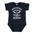 thumbnail image 1 of Inktastic Handpicked for Earth by My Brother in Heaven Angel Wings Boys or Girls Baby Bodysuit, 1 of 5