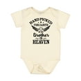 thumbnail image 1 of Inktastic Handpicked for Earth by My Brother in Heaven Angel Wings Boys or Girls Baby Bodysuit, 1 of 5