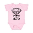 thumbnail image 1 of Inktastic Handpicked for Earth by My Brother in Heaven Angel Wings Boys or Girls Baby Bodysuit, 1 of 5