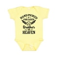 thumbnail image 1 of Inktastic Handpicked for Earth by My Brother in Heaven Angel Wings Boys or Girls Baby Bodysuit, 1 of 5