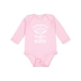 thumbnail image 1 of Inktastic Handpicked for Earth by My Brother in Heaven Angel Wings Boys or Girls Long Sleeve Baby Bodysuit, 1 of 5