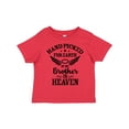 thumbnail image 1 of Inktastic Handpicked for Earth by My Brother in Heaven Angel Wings Boys or Girls Toddler T-Shirt, 1 of 5