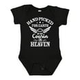 thumbnail image 1 of Inktastic Handpicked for Earth by My Cousin in Heaven with Angel Wings Boys or Girls Baby Bodysuit, 1 of 5