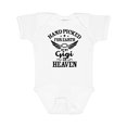 thumbnail image 1 of Inktastic Handpicked for Earth by My Gigi in Heaven with Angel Wings Boys or Girls Baby Bodysuit, 1 of 5